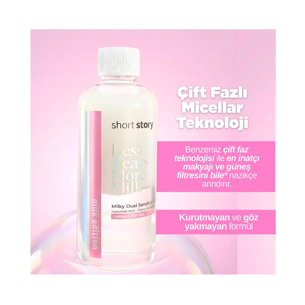 Short Story Less Tears More Milk Dual-Phase Micellar Milk 200 ml