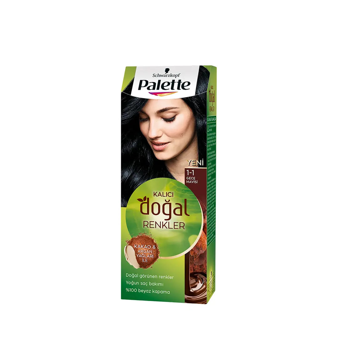 Palette Permanent Natural Colors 1-1 Night Blue Hair Dye