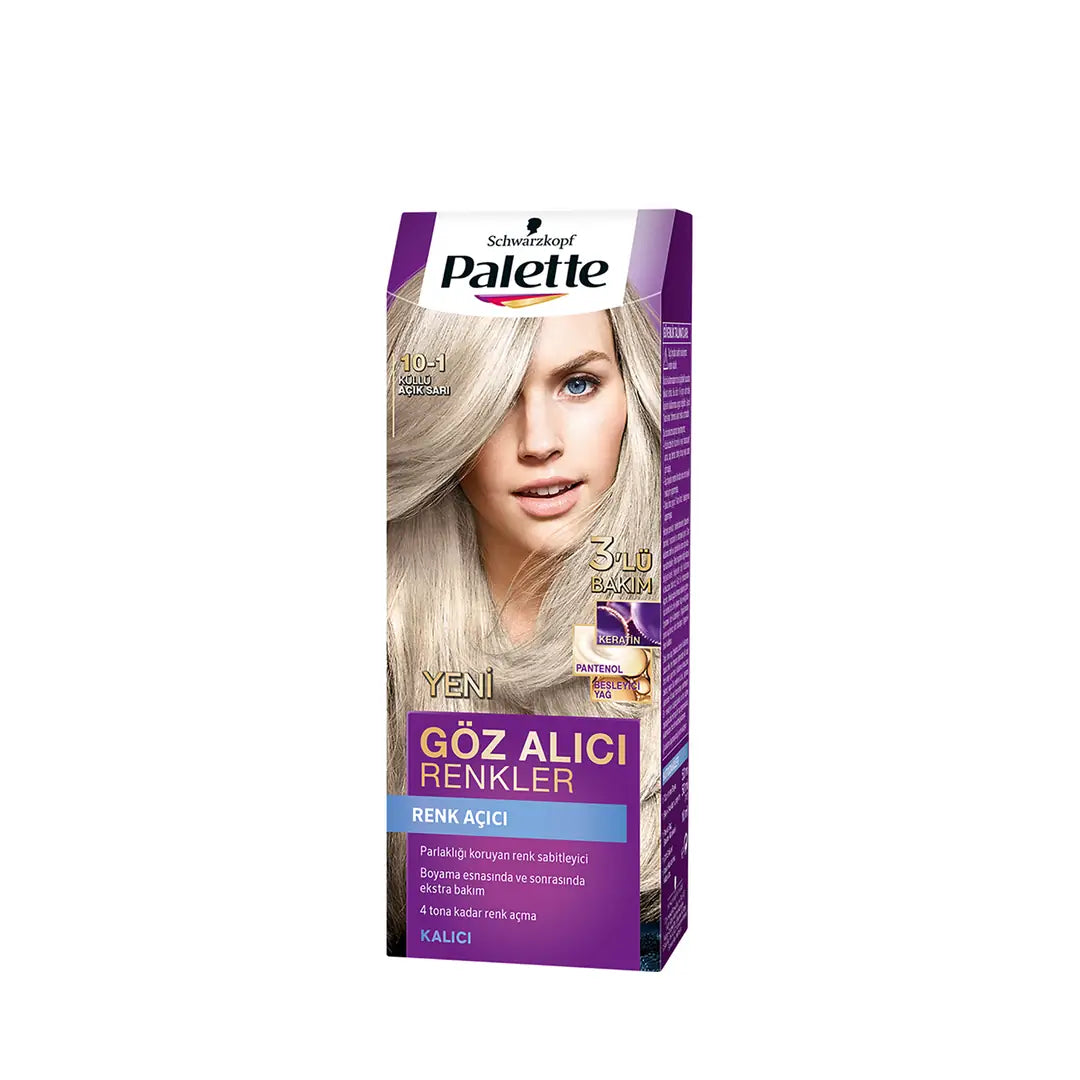 Palette Glamorous Colors 10-1 Ash Light Blonde Hair Dye