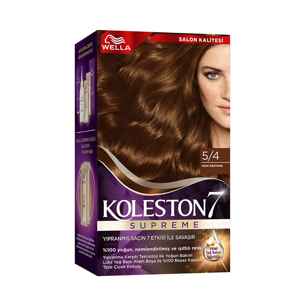 Wella Koleston 5/4 Permanent Hair Dye Light Chestnut