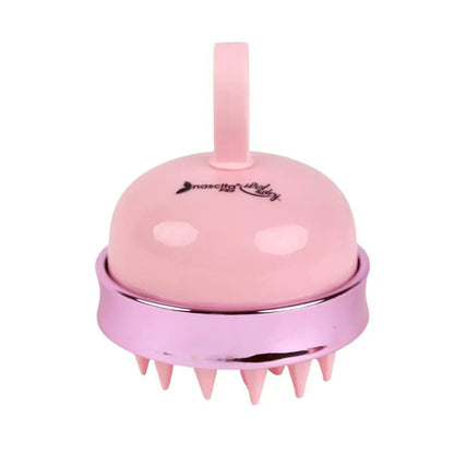 Nascita Pro Double-Sided Pink Shampoo Brush for Scalp Massage
