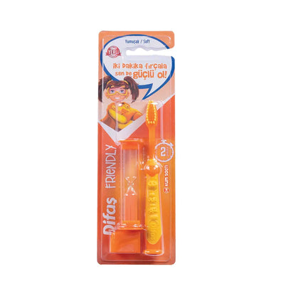 Difas Friendly Soft Toothbrush with Hourglass Timer