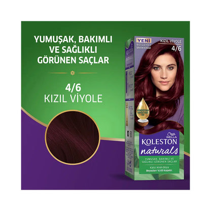 Wella Koleston Naturals Maxi 4/6 Red Violet Hair Dye
