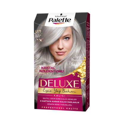 Palette Deluxe U71 Buzul Grisi Ice Grey Hair Dye - Achieve Unique Hair Color