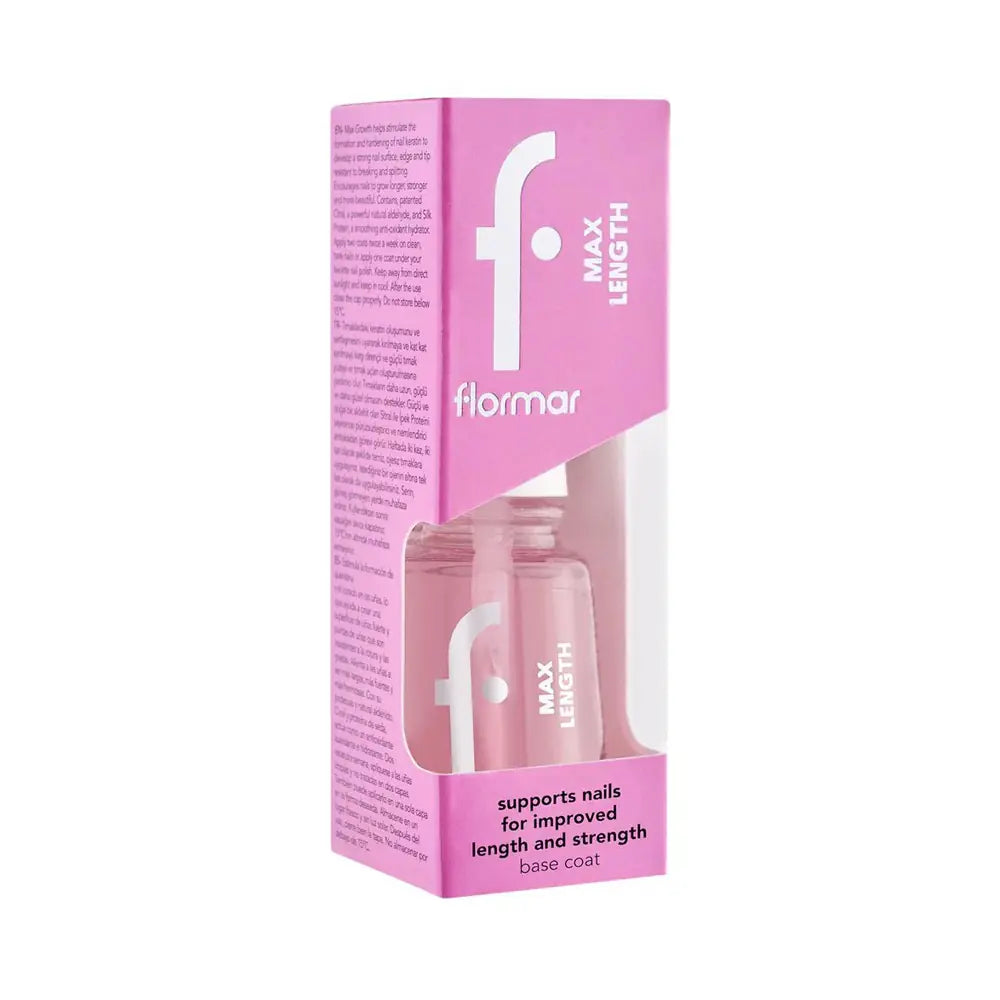 Flormar Max Length Nourishing &amp; Growth Nail Base Coat 11ml