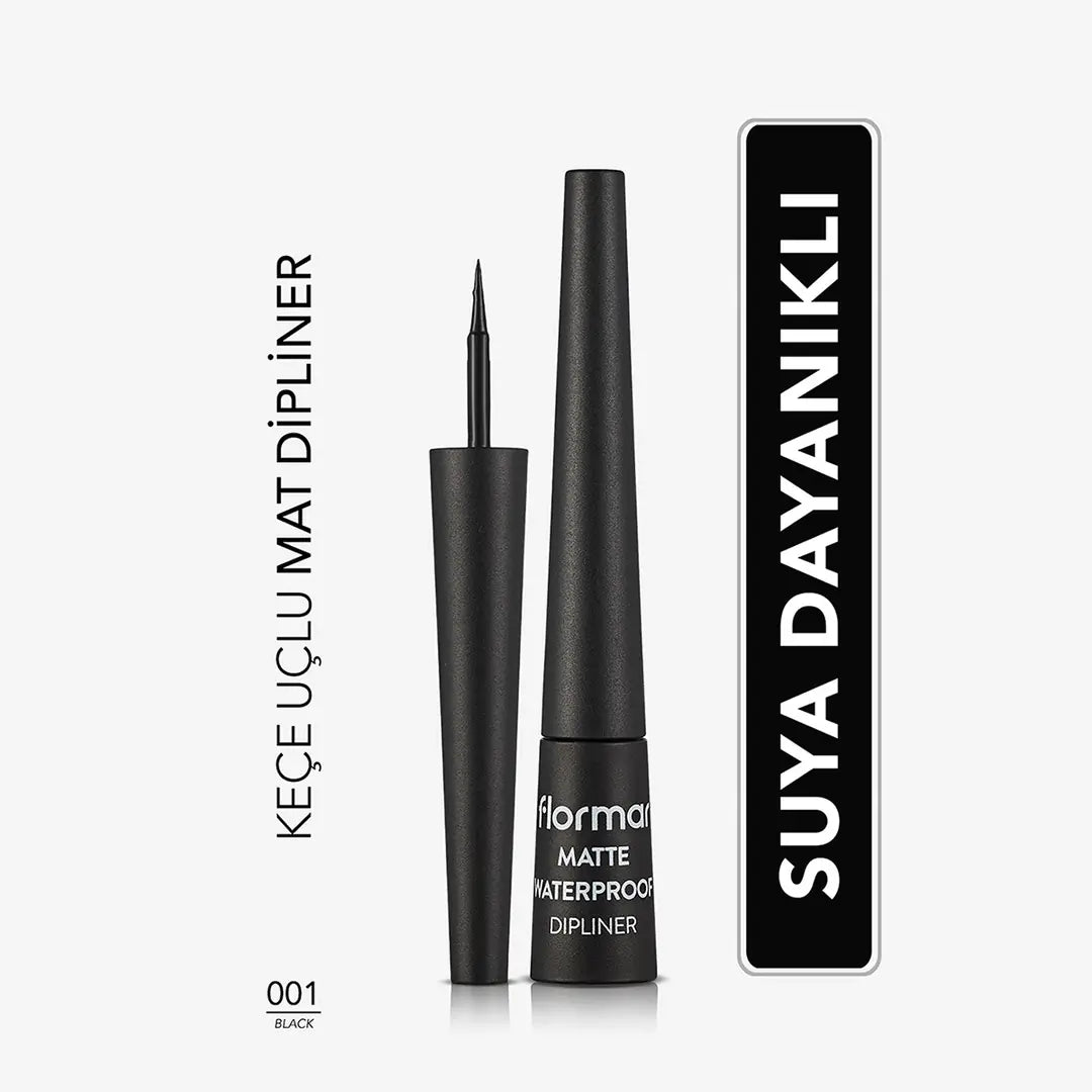 Flormar Matte Waterproof Dipliner in 001 Black 2.5ml