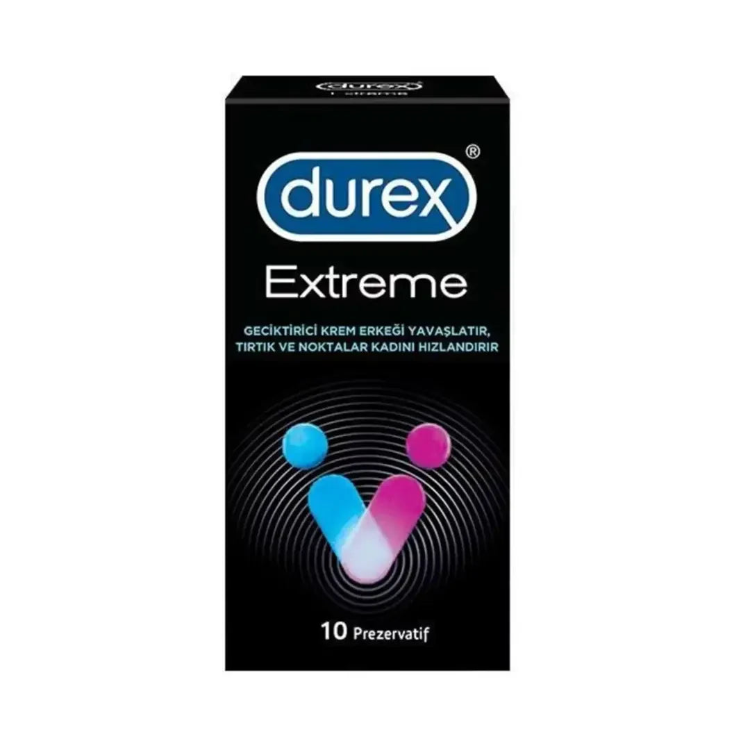 Durex Extreme Textured Condoms for Mutual Pleasure 10 Count