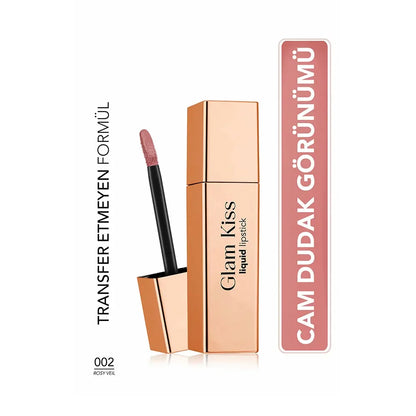 Flormar Glam Kiss Lipstick 002 Rosy Veil 4g