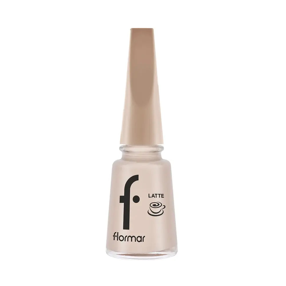 Flormar Glossy Finish Nail Polish 009 Creamy Latte