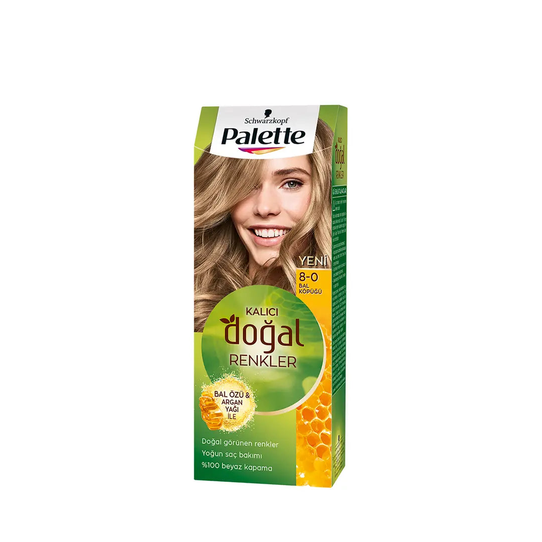 Palette Permanent Natural Colors 8-0 Honey Blonde Hair Dye