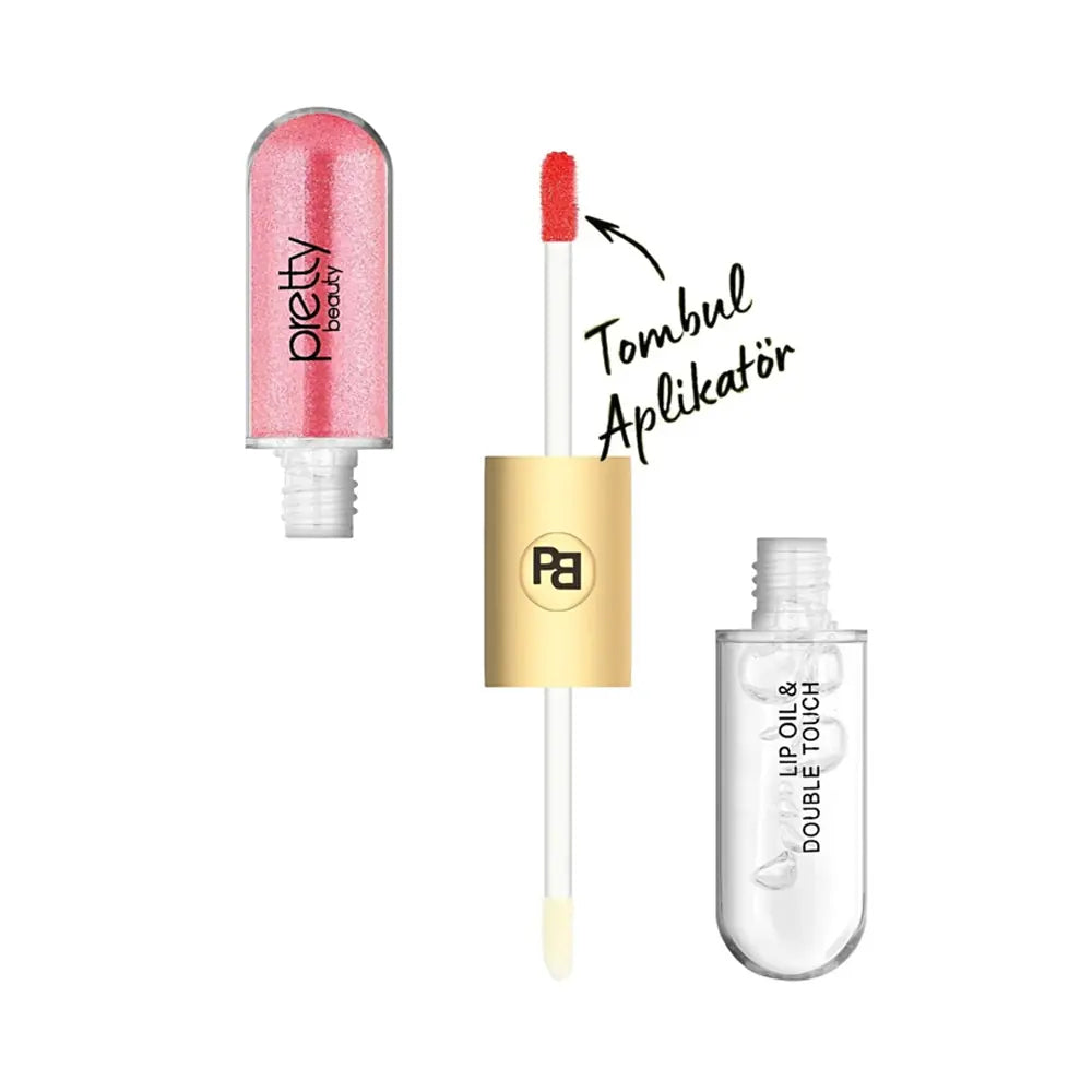 Pretty Double Touch Lipgloss 06 for High-Shine Finish