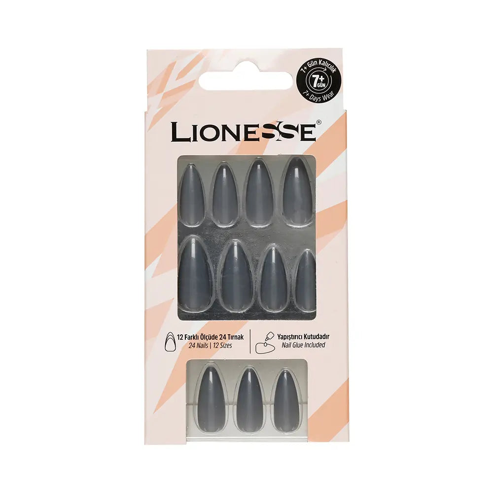 Lionesse Metallic False Nails Set A-94 24 Count