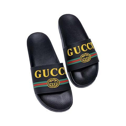 Gucci Leather Slippers - Men&