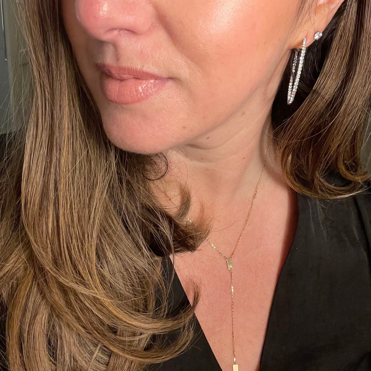 Round Crystal Hoops Collection