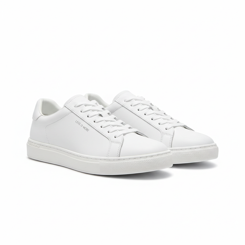 Classic White Leather Sneakers - Unisex