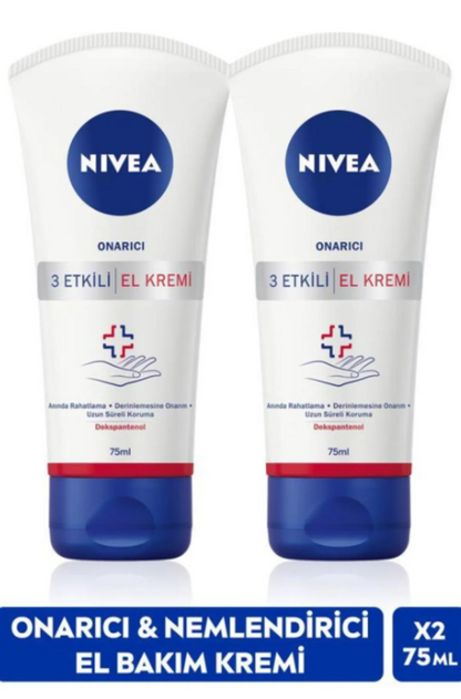 Nivea Repair Care Hand Cream - Moisturizing &amp; Repairing for Dry Hands, 75ml