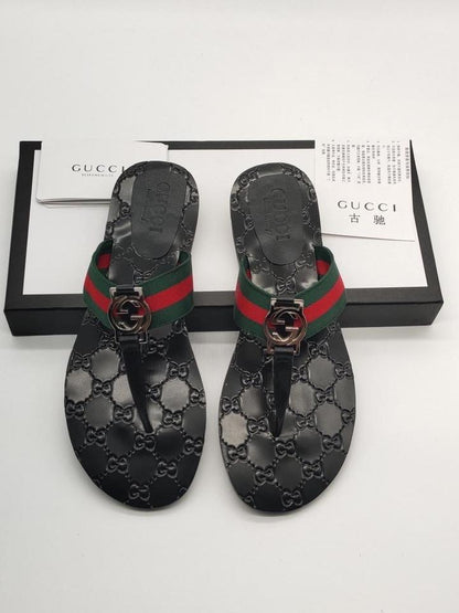 Gucci Leather Slippers for Men – Luxury Comfort &amp; Style (New)