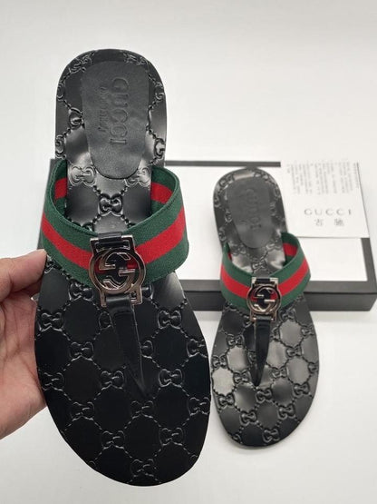 Gucci Leather Slippers for Men – Luxury Comfort &amp; Style (New)