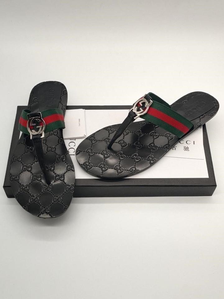 Gucci Leather Slippers for Men – Luxury Comfort &amp; Style (New)