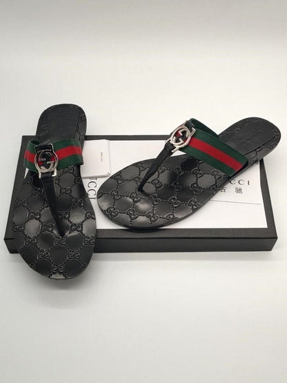 Gucci Leather Slippers for Men – Luxury Comfort &amp; Style (New)