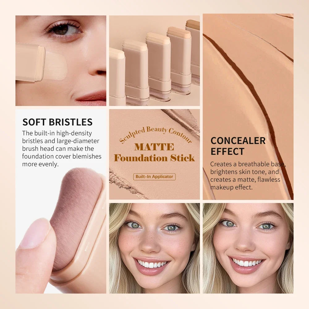 Lakerain® Matte Fix Foundation Stick Pro