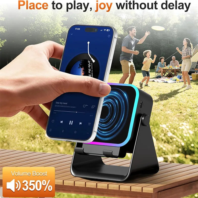 5-in-1 GlowSound Wireless Stand Speaker