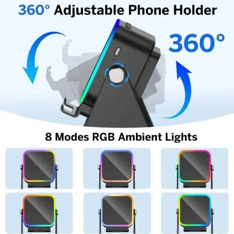 5-in-1 GlowSound Wireless Stand Speaker