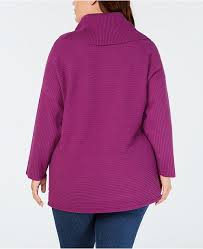 Style &amp; Co Plus Size Cowl-Neck Sweater