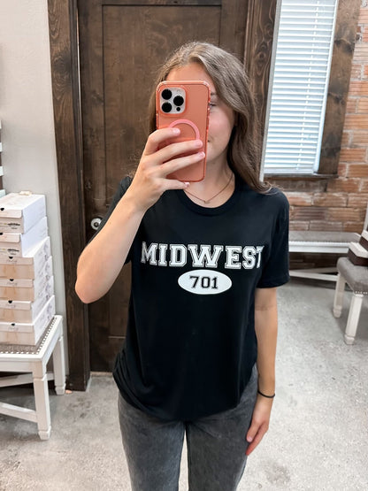 Midwest 701 Short Sleeve Tee - Black