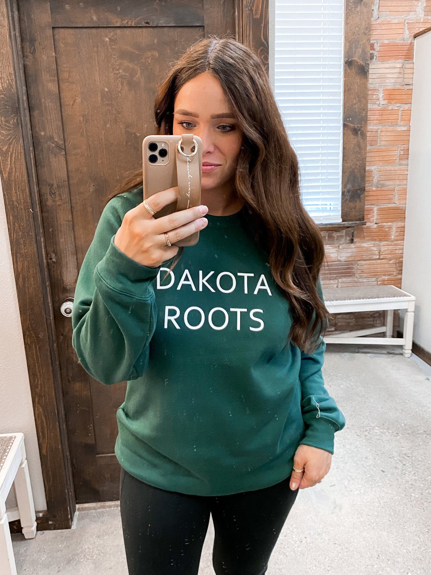 Dakota Roots Crew - Forest Green