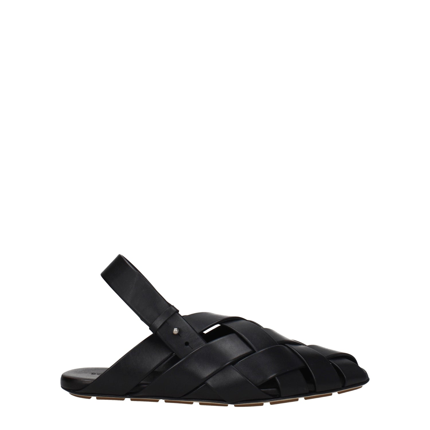 Bottega Veneta Sandali Uomo Pelle Nero