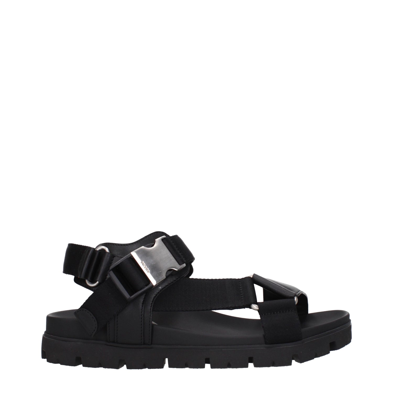 Prada Sandali Uomo Pelle Nero