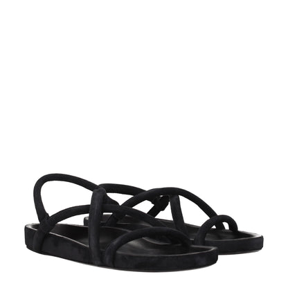 Isabel Marant Sandali Uomo Camoscio Nero