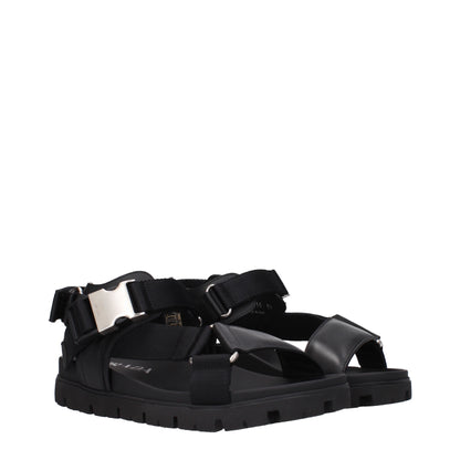 Prada Sandali Uomo Pelle Nero