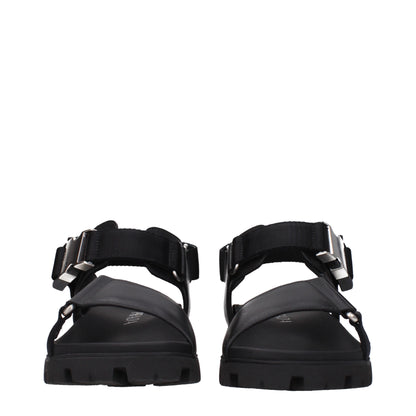 Prada Sandali Uomo Pelle Nero
