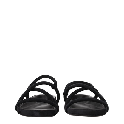 Isabel Marant Sandali Uomo Camoscio Nero