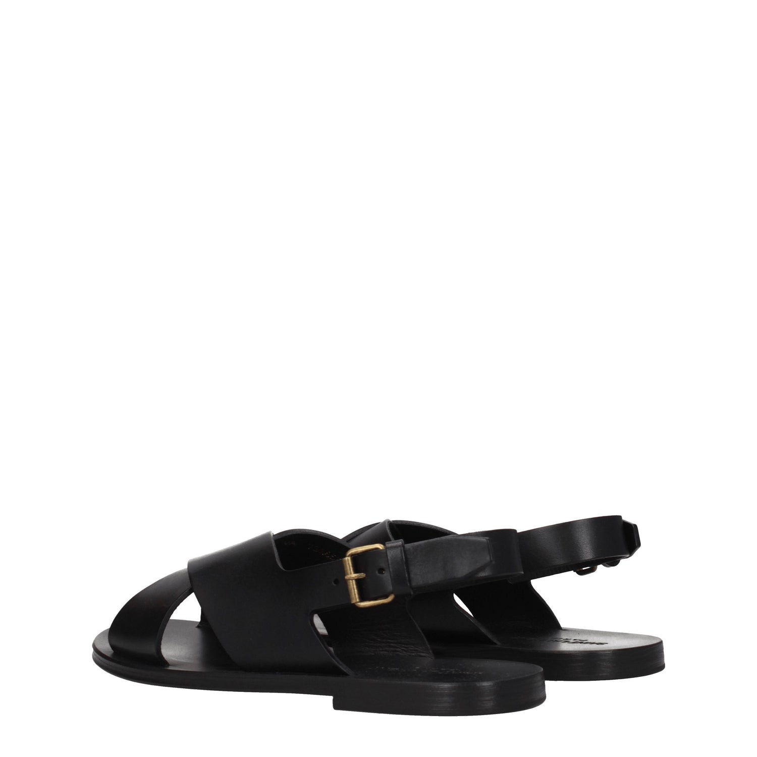 Saint Laurent Sandali Uomo Pelle Nero