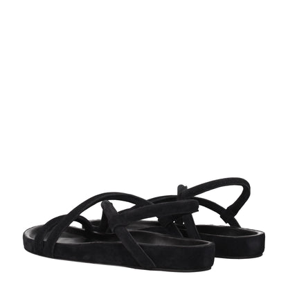 Isabel Marant Sandali Uomo Camoscio Nero