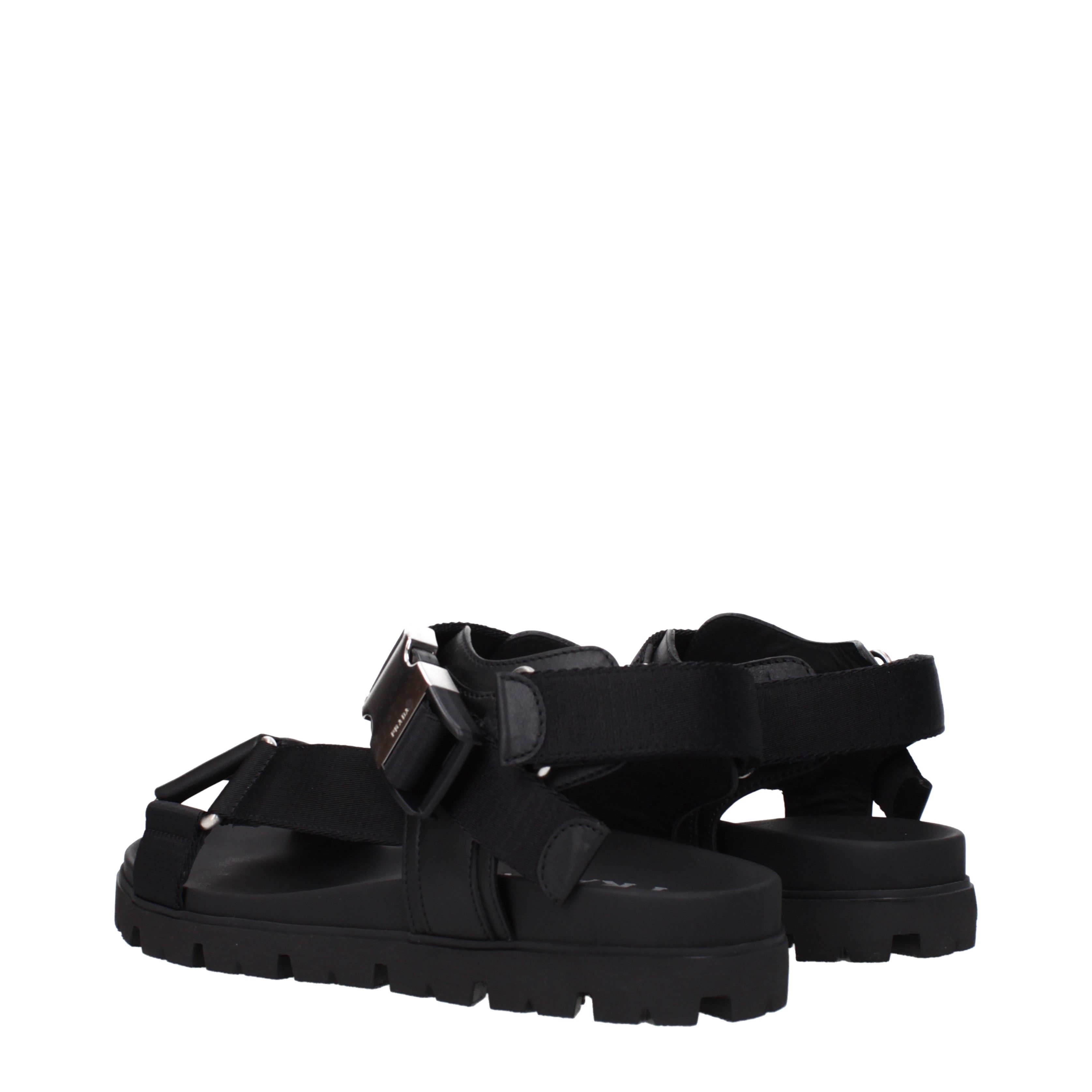 Prada Sandali Uomo Pelle Nero