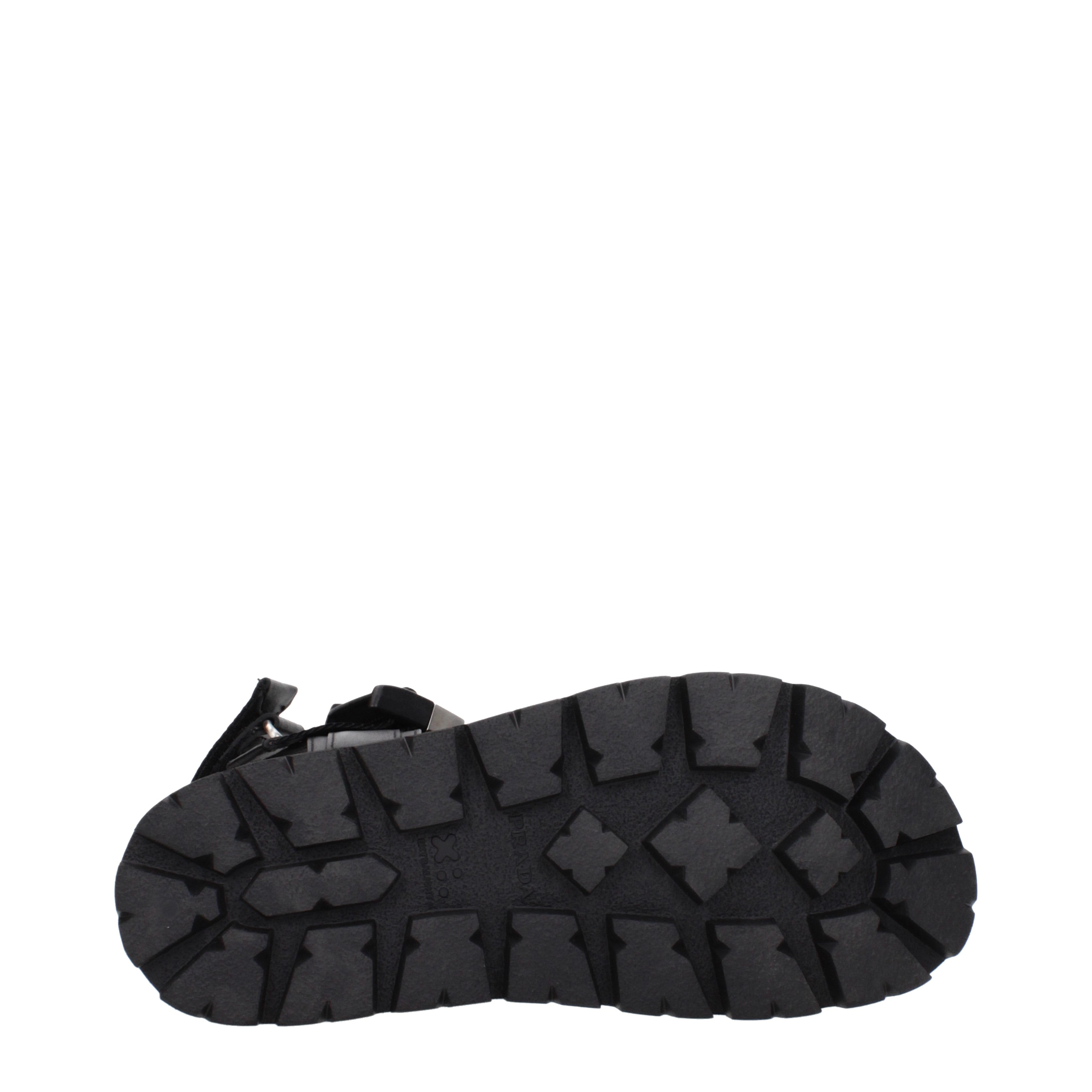 Prada Sandali Uomo Pelle Nero