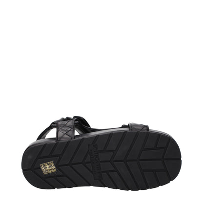 Bottega Veneta Sandali Uomo Pelle Nero