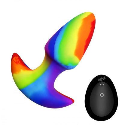 Bang Thrusting and Vibrating Silicone Butt Plug