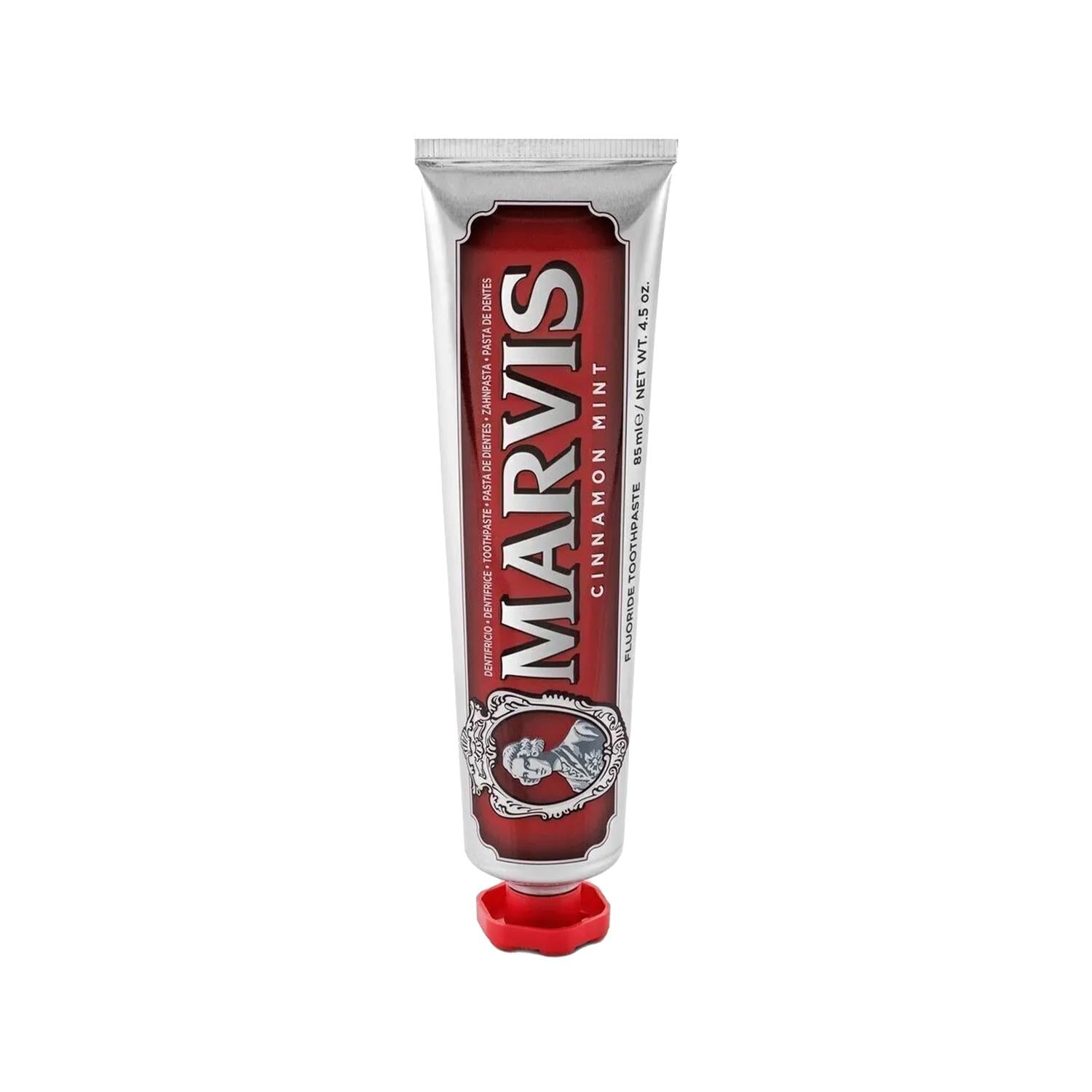 Marvis Cinnamon Mint + Xylitol Toothpaste 85ml - Natural Oral Care with Refreshing Flavor