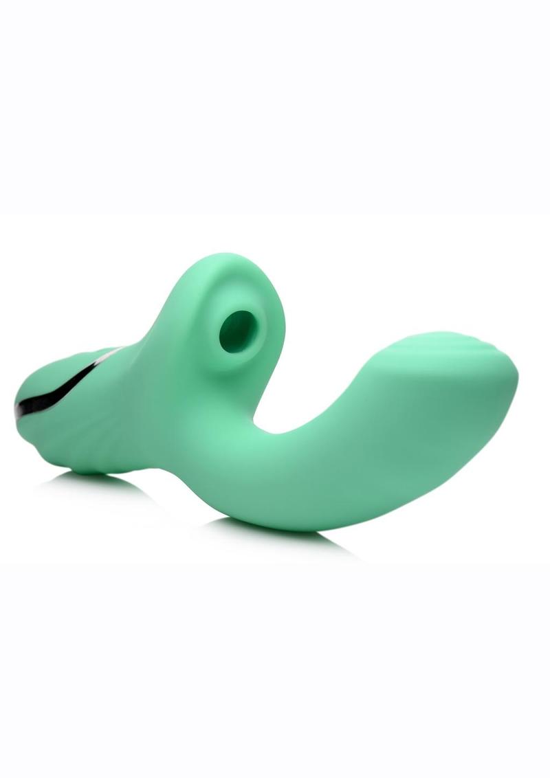 Shegasm Minty Air Stim Rechargeable Rabbit Vibe