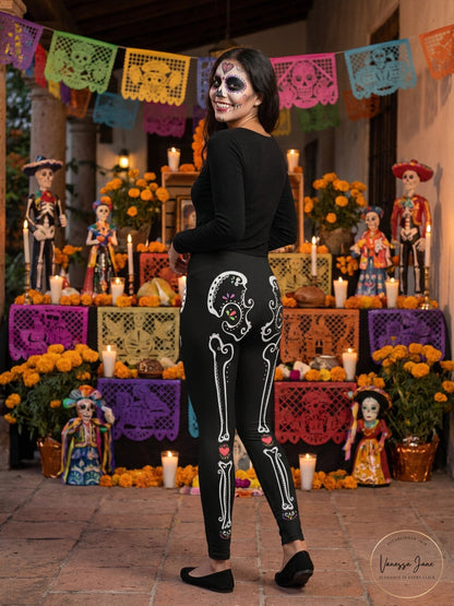 Womens Halloween Leggings, Size Small