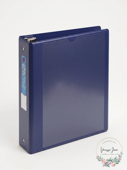 Avery Heavy Duty 1 3-Ring View Binder, Navy Blue (79809) | Quill