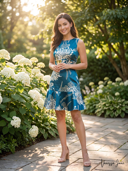 N Natori Chrysanthemum Mini Dress