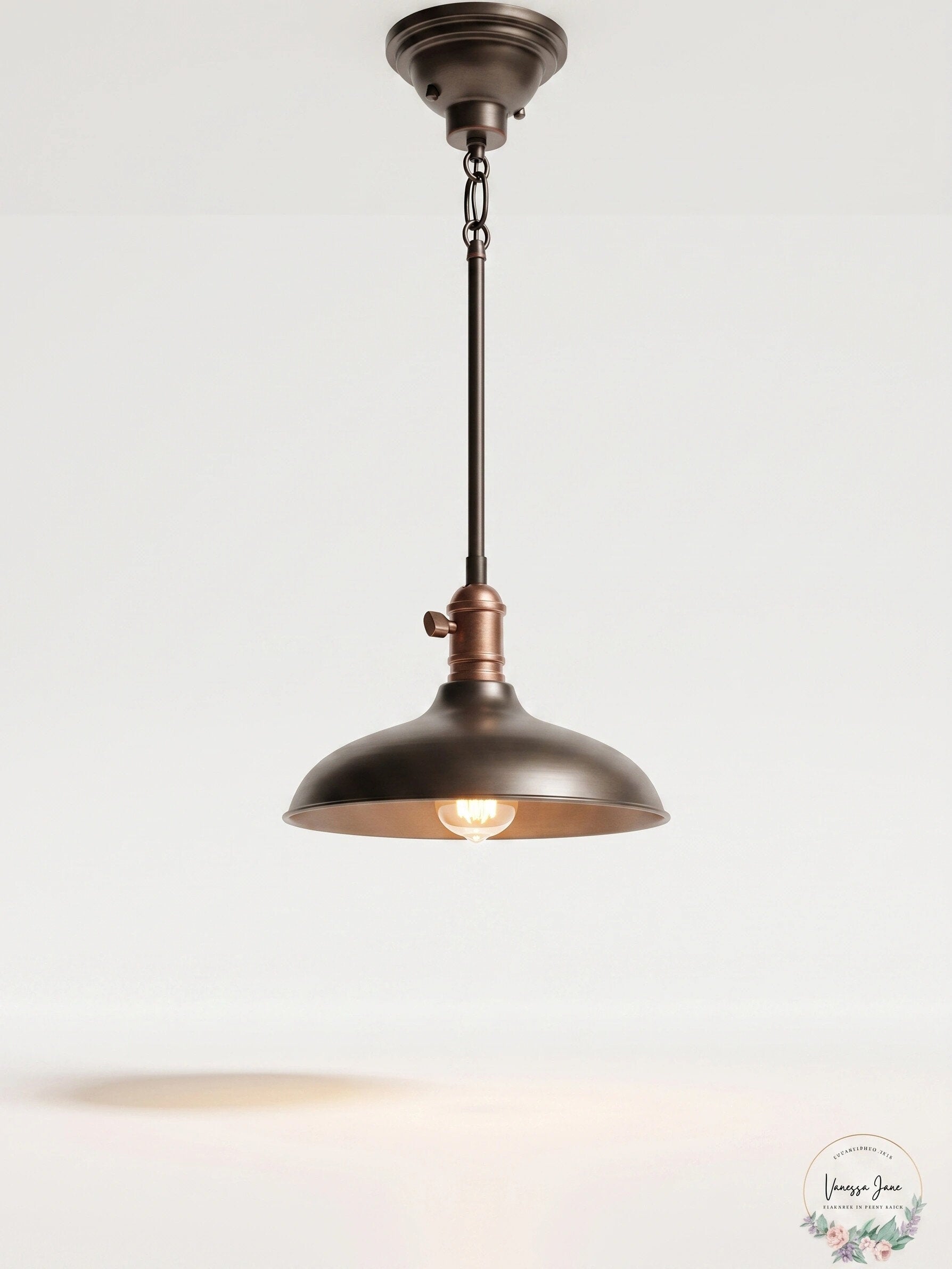 Kichler 42580OZ 1-Light Semi Flush Pendant