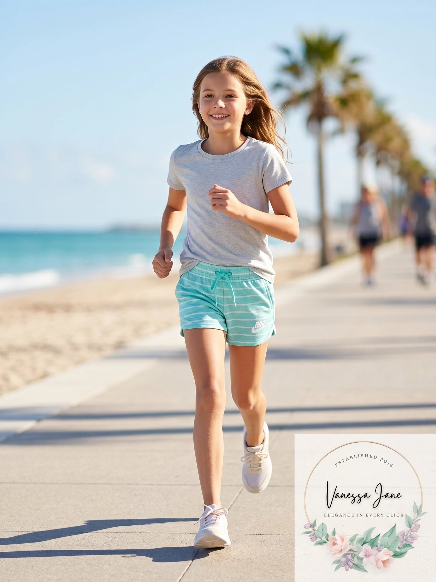 Nike Girls Running Short - Big Kid, Size Large
