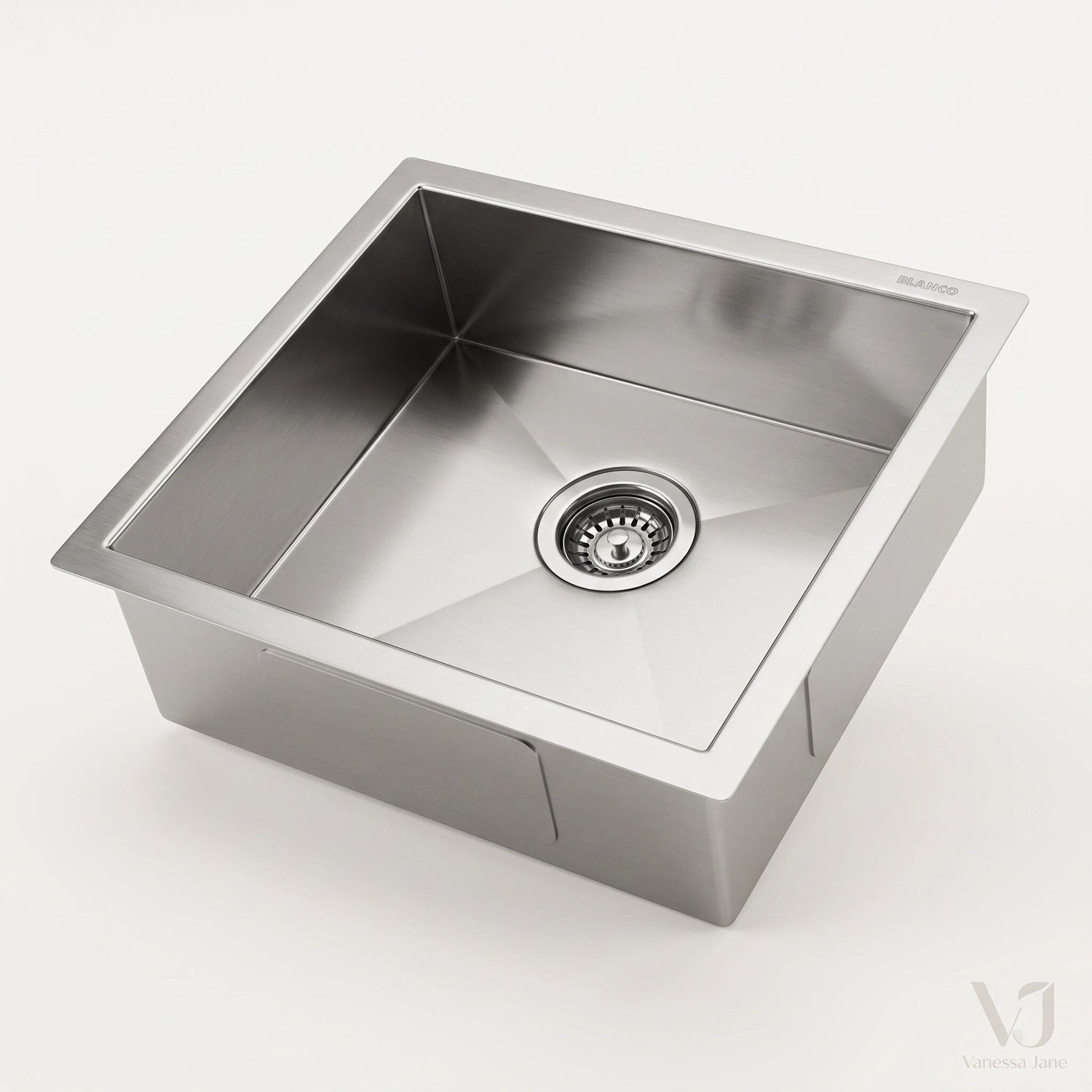 Blanco 518168 17X17 Quatrus R0 Bar Bowl Stainless Steel Sink
